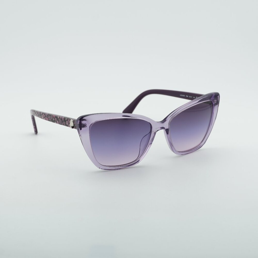 Kate Spade LUCCA/G/S 0789 I4 Sunglasses Lilac Cat Eye Frame, Blue Lenses